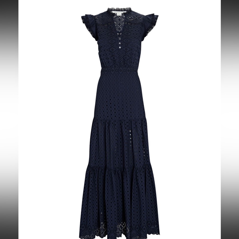 Veronica Beard Satori Eyelet Maxi Dress
